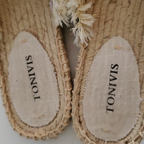 Tonivis Palm Palm Slide Espadrilles Size 11 - Picture 5 of 8